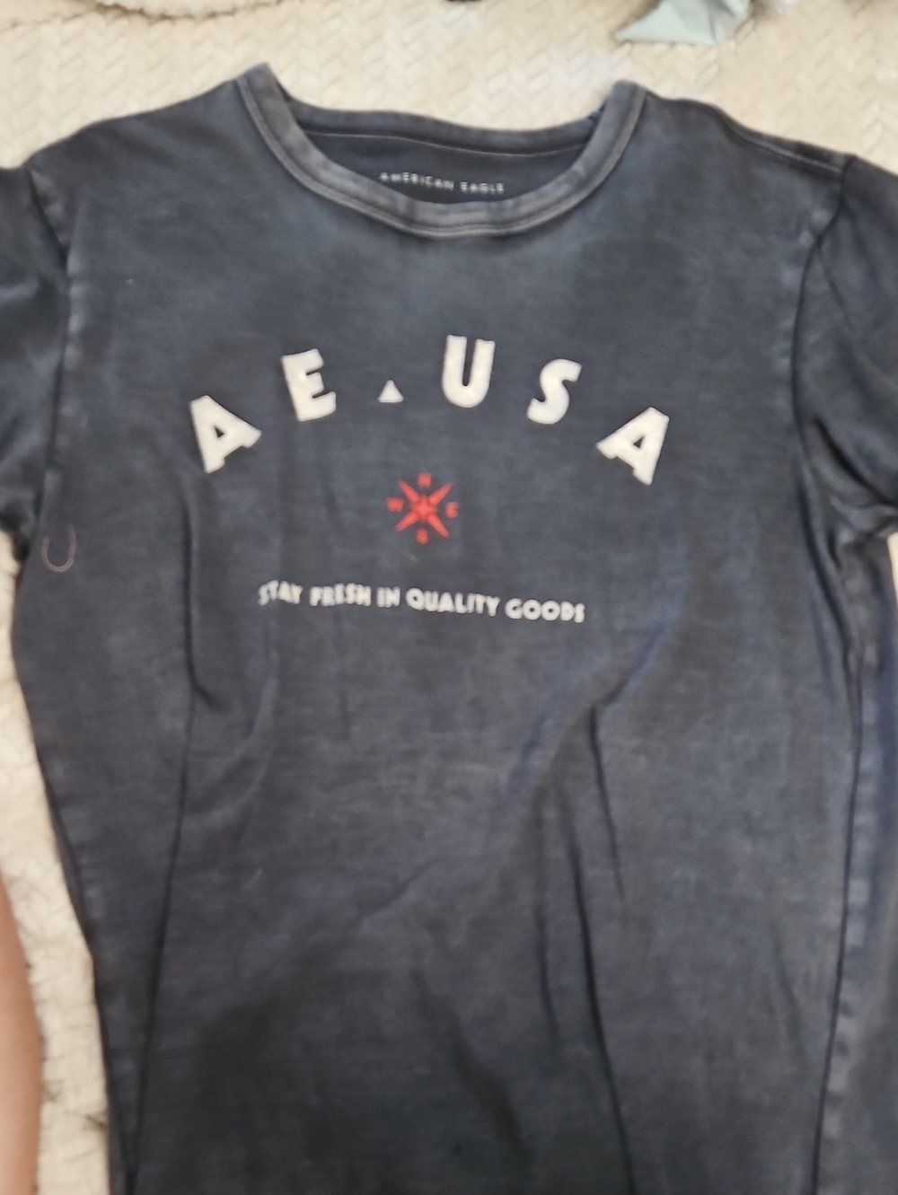 American Eagle Outfitters Kids Navy 'AE • USA' Graphic Tee